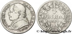 VATICAN ET ÉTATS PONTIFICAUX 1 Lire 1867 Rome