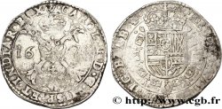 BELGIQUE - PAYS-BAS ESPAGNOLS Patagon au nom de Charles II d’Espagne 1673 Anvers TB+ 