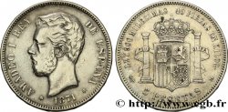 ESPAGNE 5 Pesetas 1871 Madrid