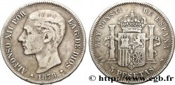 SPAIN 5 Pesetas 1878 Madrid
