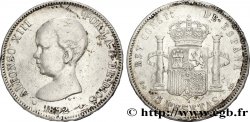 ESPAGNE 5 Pesetas Alphonse XIII 1er type 1892 Madrid