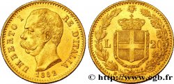 ITALIE 20 Lire Umberto Ier 1882 Rome