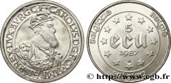BELGIQUE 5 Ecu Charles Quint 1987 