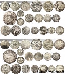 LOTS DE MONNAIES DU MONDE Lot de 20 Monnaies étrangères argent et billon n.d 