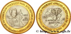 CAMEROUN 6000 Francs Président Paul Biya 2003 