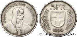 SWITZERLAND 5 Francs Berger des alpes 1933 Berne - B