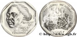 CHAD Essai de 500 Francs femme africaine 1985 Paris