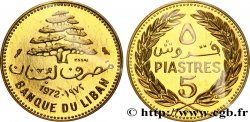 LIBAN Essai de 5 Piastres cèdre du Liban 1972 Paris