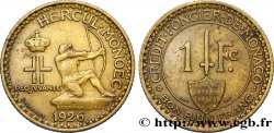 MONACO 1 Franc émission du Crédit Foncier de Monaco 1926 Poissy