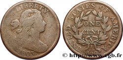 ÉTATS-UNIS D&nbsp;AMÉRIQUE 1 Cent type au buste drapé 1796-1807 1803 Philadelphie