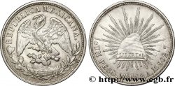 MEXIKO 1 Peso aigle / bonnet phrygien et rayons 1898 Mexico