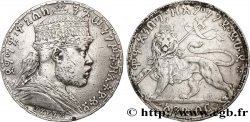 ÉTHIOPIE 1 Birr roi Menelik II EE1892 1899  TB+ 