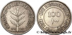 PALESTINE 100 Mils 1940 