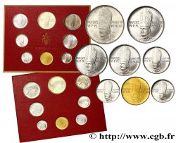VATICAN ET ÉTATS PONTIFICAUX Série 8 monnaies Paul VI an VII / ange 1969 Rome