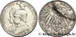 ALLEMAGNE - PRUSSE 2 Mark Royaume de Prusse Guillaume II 200e anniversaire de la Prusse / aigle.. 1901 Berlin