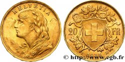 SUISSE 20 Francs or &nbsp;Vreneli&nbsp; 1935 Berne