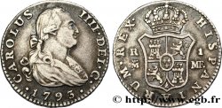 ESPAGNE 1 Real au nom de Charles IV 1793 Madrid TB+ 
