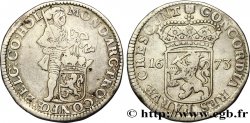 PAYS-BAS - PROVINCES-UNIES 1 Ducat d&nbsp;argent Hollande 1673 Amsterdam TB+ 