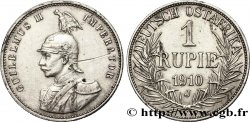 AFRICA ORIENTALE TEDESCA 1 Rupie (Roupie) Guillaume II Deutsch-Ostafrica 1910 Hambourg