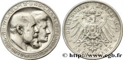 GERMANIA - WÜRTEMBERG 3 Mark Guillaume II et Charlotte 1911 Stuttgart