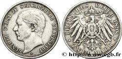 GERMANY - SCHWARZBURG-RUDOLSTADT 2 Mark Gunther Victor 1898 Berlin XF 