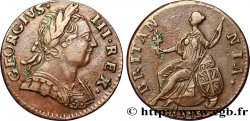 UNITED KINGDOM 1/2 Penny Georges III 1775 Londres VF 