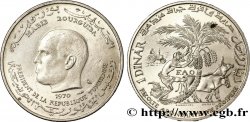TUNISIE 1 Dinar Habib Bourguiba type FAO 1970 Paris