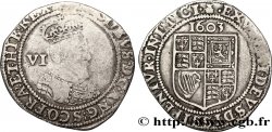 UNITED KINGDOM 6 Pence Jacques Ier  1603 