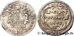 VATICAN ET ÉTATS PONTIFICAUX 1 Grosso Clément XII an VII 1738 Rome TTB 