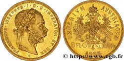 AUSTRIA 8 Florins ou 20 Francs or François-Joseph Ier 1885 Vienne