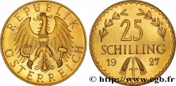 ÖSTERREICH 25 Schilling Proof aigle héraldique 1927 Vienne