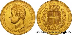 ITALIE - ROYAUME DE SARDAIGNE 20 Lire Charles-Albert 1835 Gênes TTB 