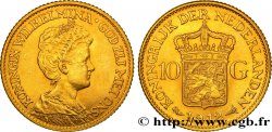 PAESI BASSI 10 Gulden, 3e type Wilhelmina 1912 Utrecht
