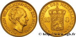 PAESI BASSI 10 Gulden or ou 10 Florins Wilhelmine / écu couronné 1926 Utrecht
