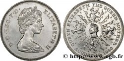 REGNO UNITO 25 New Pence (1 Crown) 80e anniversaire de la reine mère 1980 