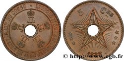 KONGO-FREISTAAT 5 Centimes variété 1888/7 1888 