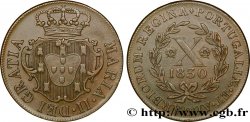 AÇORES 10 Réis frappe pour Marie II du Portugal 1830  TTB+ 