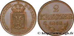 ÖSTERREICH 2 Kreuzer monnayage de la révolution de 1848-1849 1848 Vienne