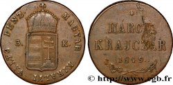 HUNGARY 3 Krajczar monnayage de la guerre d’indépendance 1849 Nagybanya
