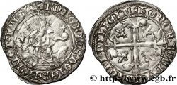 ITALIA - REINO DE NAPOLES Carlin d argent au nom de Robert d’Anjou n.d. Naples