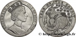 ISLE OF MAN 1 Crown Proof année du lapin 1999 