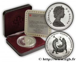 CANADA 1 Dollar proof Elisabeth II / Forges du Saint-Maurice 1988 