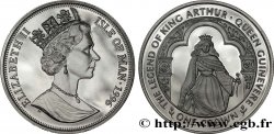 ÎLE DE MAN 1 Crown Proof la reine Guenièvre 1996 