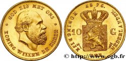 NETHERLANDS 10 Gulden Guillaume III, 1e type 1875 Utrecht