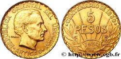 URUGUAY 5 Pesos Centenaire de la constitution 1930 Paris SUP 