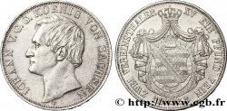 ALLEMAGNE - SAXE 2 Thaler Jean V 1858 Dresde TTB+ 