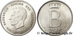 BELGIQUE 250 Francs jubilé d’argent du roi Baudouin légende flamande 1976 Bruxelles