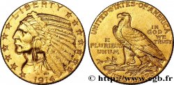 ESTADOS UNIDOS DE AMÉRICA 5 Dollars  Indian Head  1914 Philadelphie