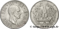 ITALIE 2 Lire Victor Emmanuel III an XIX / aigle faisceau de licteur 1941 Rome - R