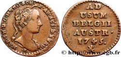 BELGIQUE - PAYS-BAS AUTRICHIENS 1 Liard Marie-Thérèse 1745 Bruges